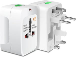 Adaptador de corriente universal portátil en todo el mundo