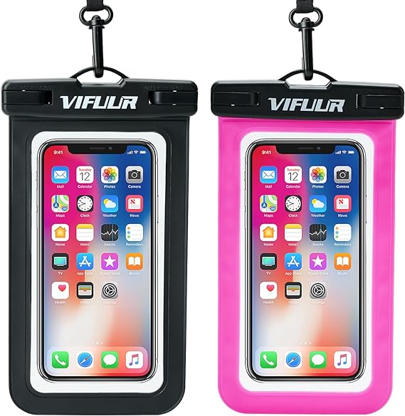 Funda impermeable universal para teléfono celular, compatible con iPhone 15, 14, 13, 12 Pro Max, XS Plus, Samsung Galaxy