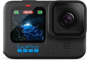 GoPro HERO12 Black - Cámara de acción impermeable con video Ultra HD de 5.3K60